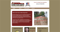 Desktop Screenshot of coveryourassetsinspections.com